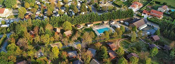 vue aerienne camping imprevu Vaulnaveys-le-Bas