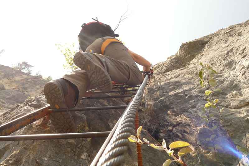 La via ferrata de Chamrousse